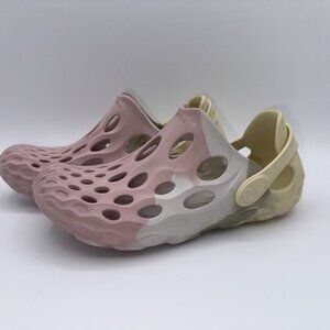 Merrell Hydro Moc Slip-On Pink Yellow Unisex Women’s 8/Men’s 6.5 Croc Style